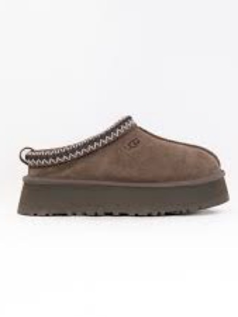 UGG Women’s Tazz Chestnut Suede Platform Slippers
